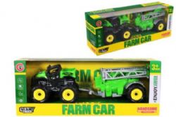 TRACTEUR AGRICOLE À FRICTION AVEC REMORQUE ASST